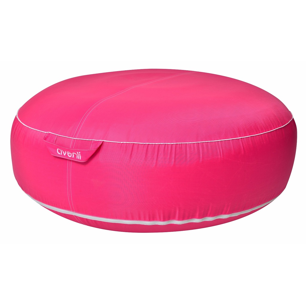 Jilong Avenli pouf I pink (pink, ⌀98cm × 38cm × 38cm, 1.75kg)