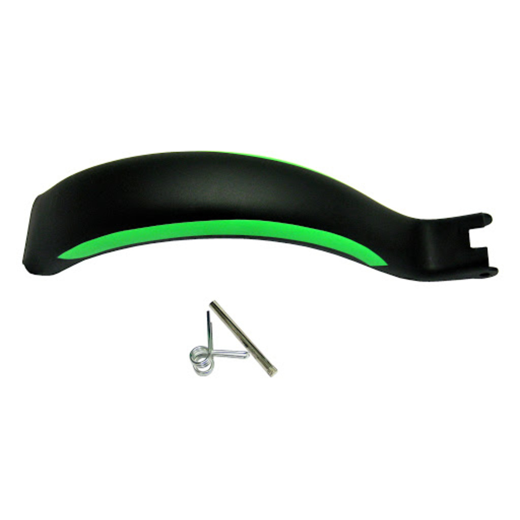 Hudora 1 plaque de frein avec ressort et boulon, noir/vert (EOL) (noir/vert, 28cm × 5cm × 8.5cm, 0.15kg, RX- pro 205)