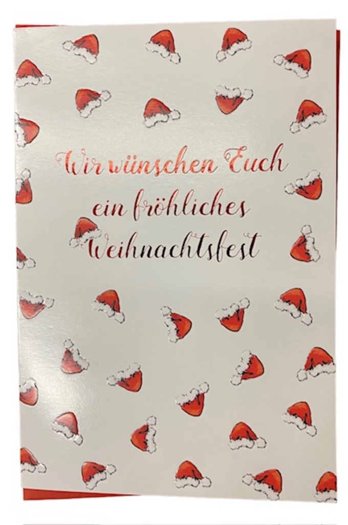 CHAMP Weihnachtskarten (assortiert, 17cm × 11.5cm)