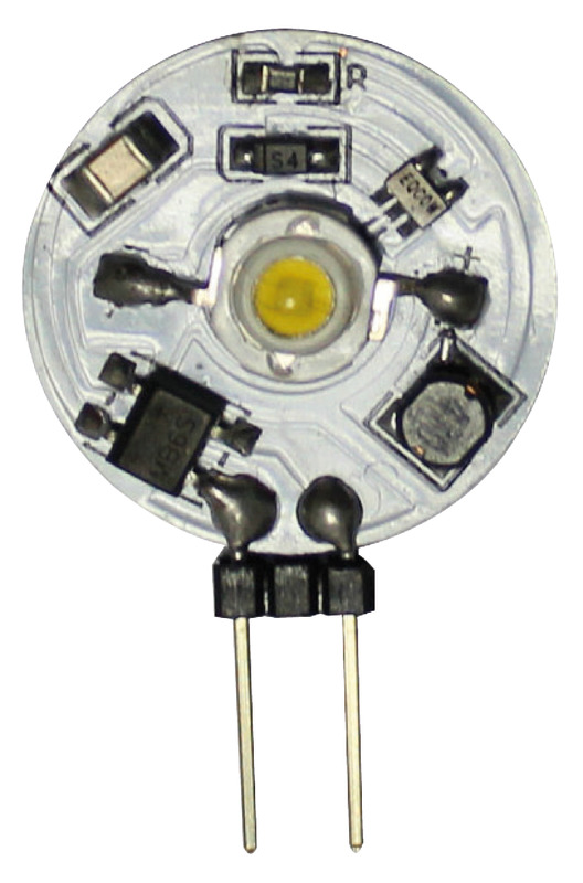 lampadina 12 LED G4 staffa posteriore Ø 30 mm
