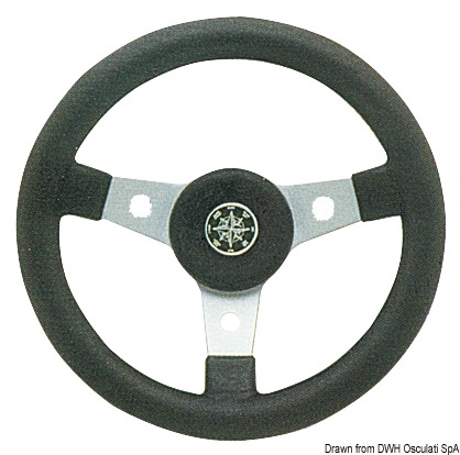 Delfino steering wheel black 310 mm