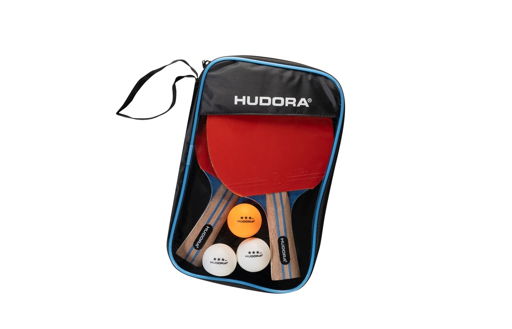 Set de ping-pong Hudora Match (rouge/noir)