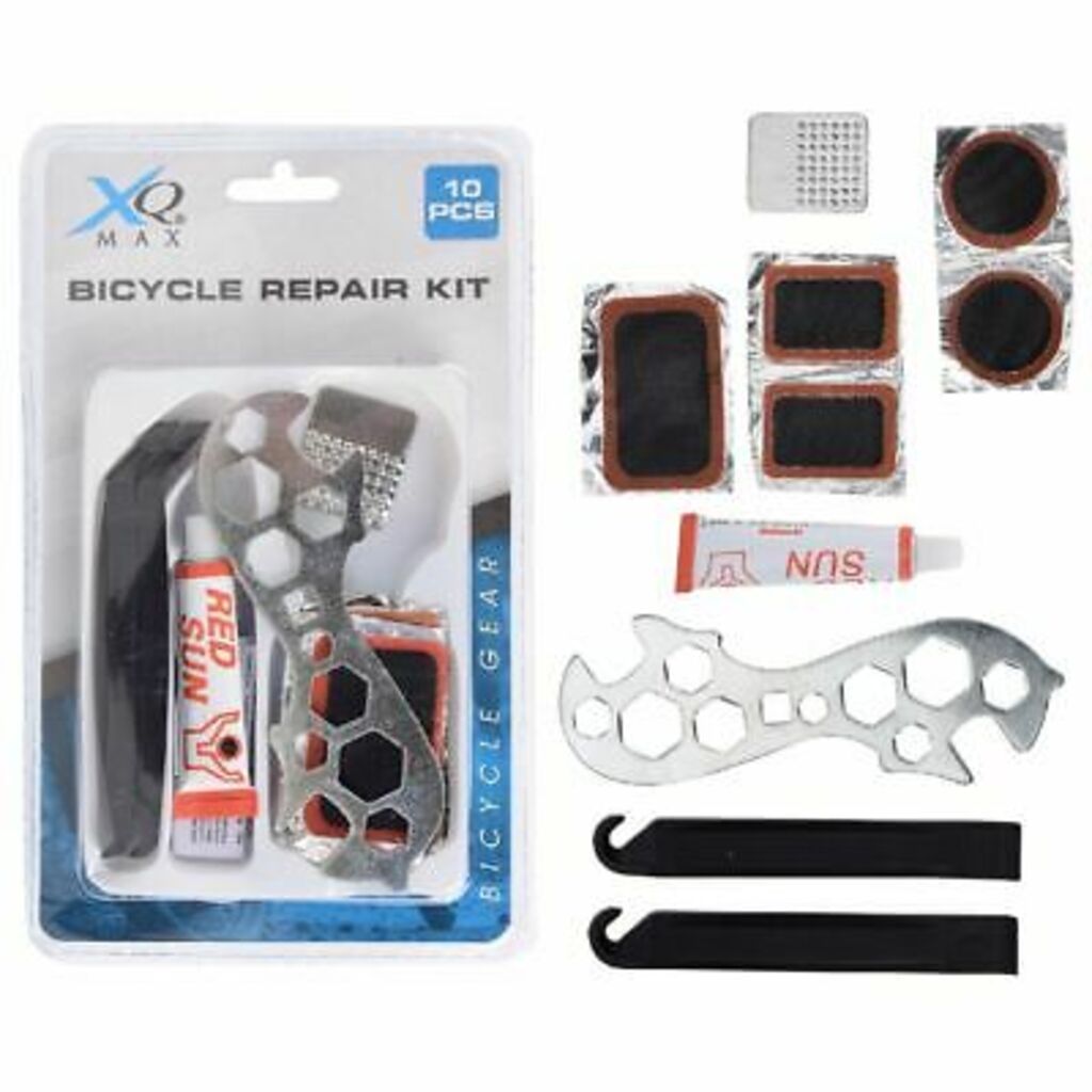 XQ Max kit de réparation de vélo 10 pcs.