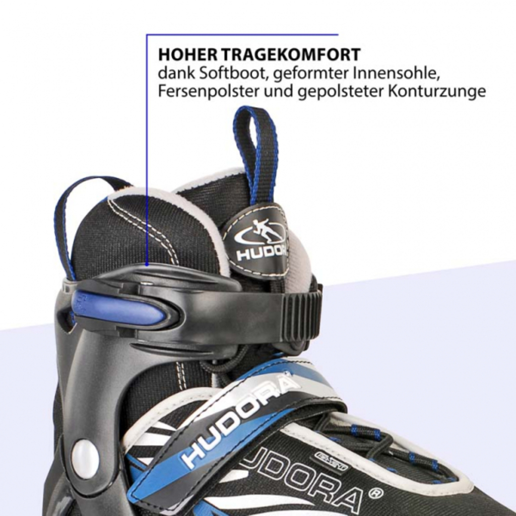 Hudora Inline Skates Leon (blau, 37-40)