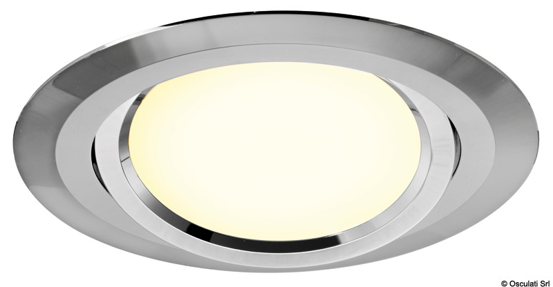 Luminaire LED à encastrer, orientable, lumière chaude 4W
