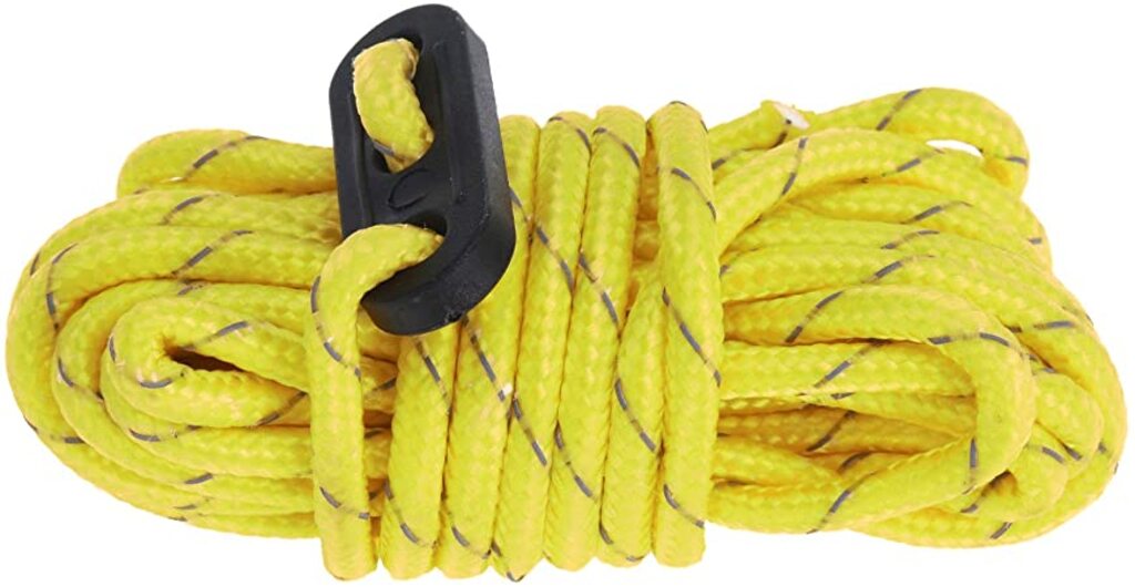 Redcliffs corde de tente, 4 pcs (jaune, ⌀0.4cm × 380cm, 4 pcs)