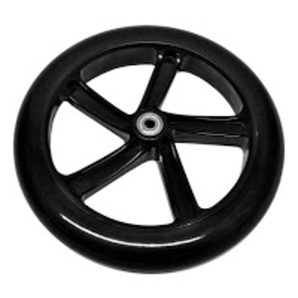 Hudora 1 front replacement wheel 230 mm, incl. ABEC-5 ball bearings (black)