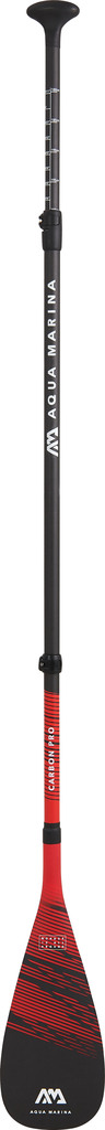  Aqua marina carbon pro - Adjustable carbon Fiber iSUP Paddle (red/black, 700g, 180-220 cm)