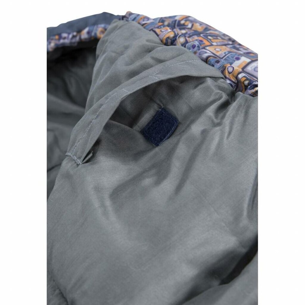 Trespass BUNKA - Sac de couchage pour enfants (bleu marine/vert, 175cm × 65cm)