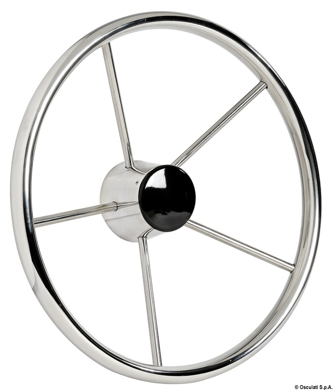 5-spoke control wheel VA steel 380 mm