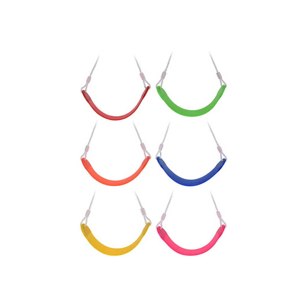 CHAMP plastic swing for children (blue,green,red,pink,yellow,orange, 67cm × 14cm × 4cm, 1.103kg)