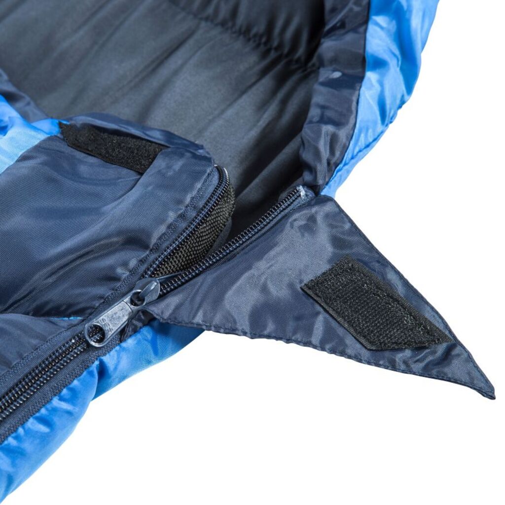 Trespass DOZE - 3 SEASON Sleeping Bag (Blue, 230cm × 85cm × 55cm)