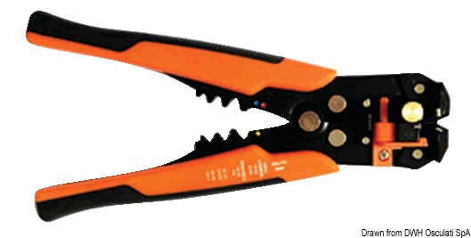 Crimping pliers and wire strippers