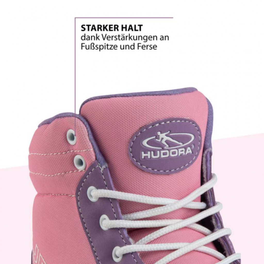 Hudora Advanced Roller Skates (pink/bordeaux, 31-34)