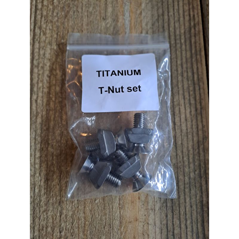 Titanium T-Nut Screw Set