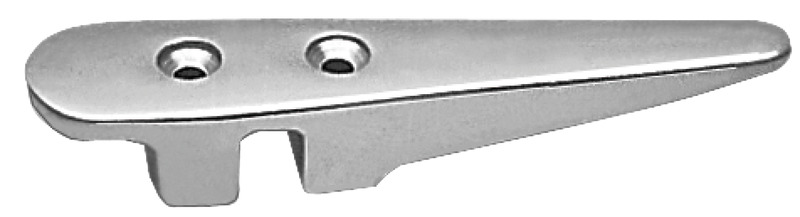 Cleat w.curry clamp aluminium, anodised 125 mm