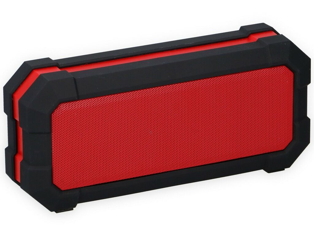 Altoparlante Bluetooth Dunlop (rosso, 20,5 cm × 5 cm × 9,2 cm, 0,44 kg)