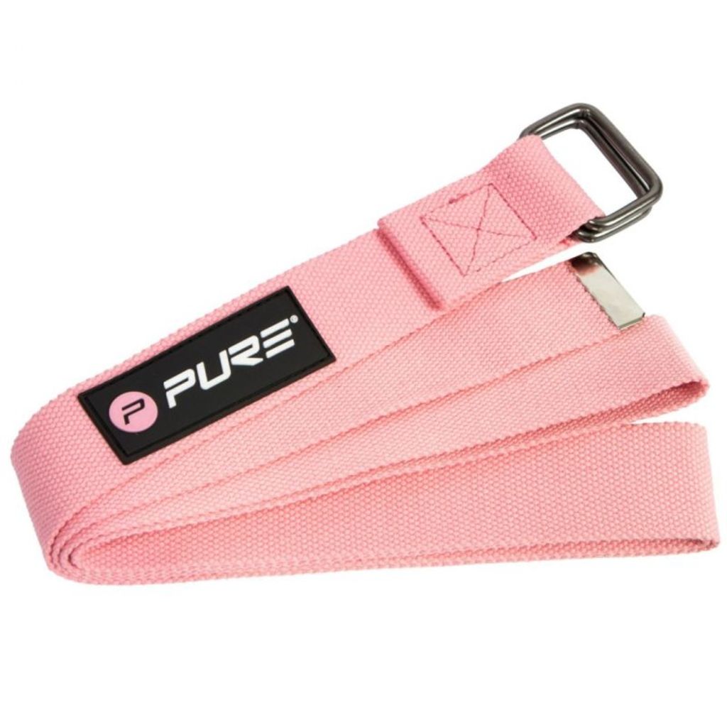 Pure2improve Yoga Gurt (rosa, 180cm × 3.8cm)