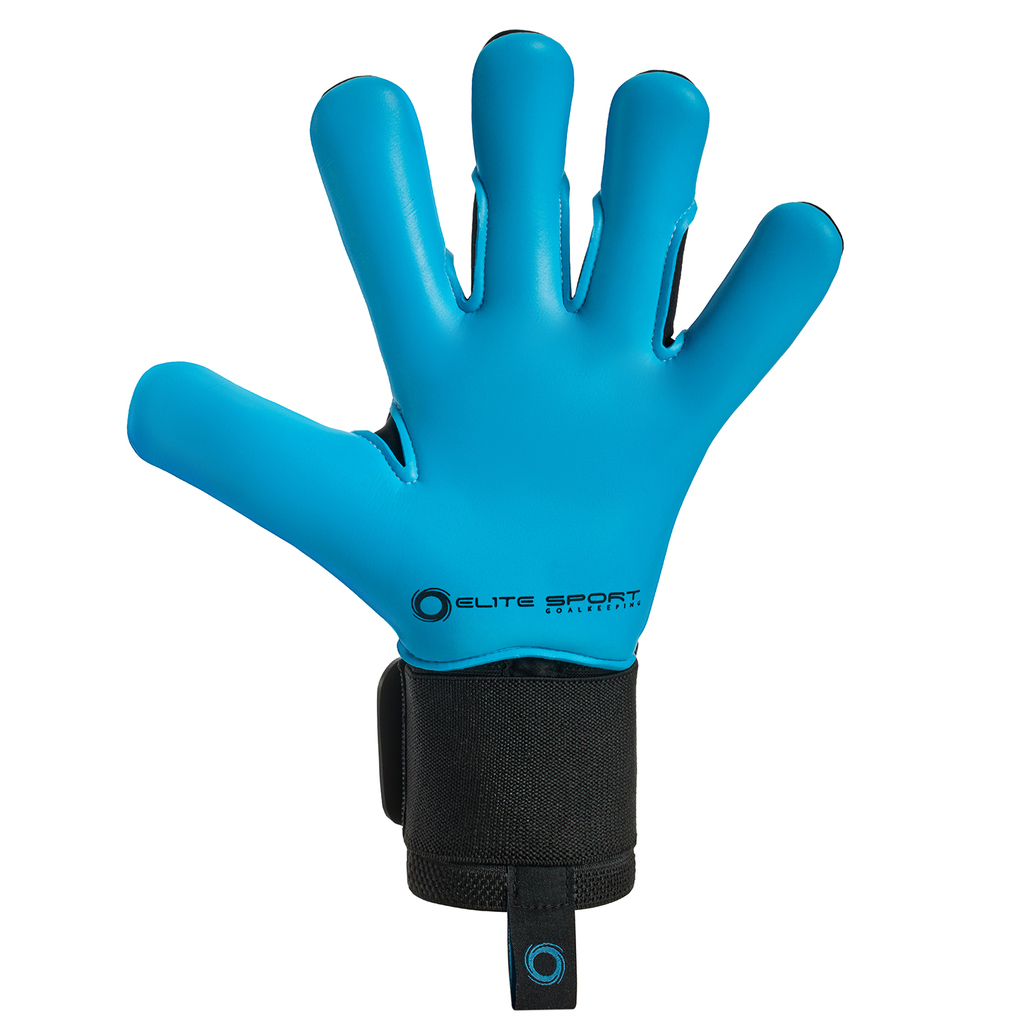 Elite Goalkeeper Gloves - Neo Revolution II (black/aqua, 6)