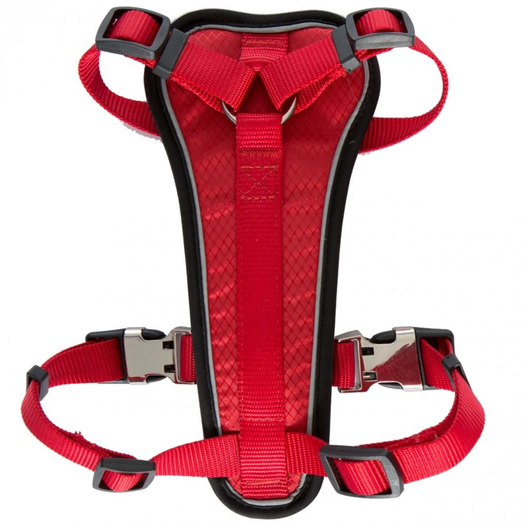 Trespass TRESPAWS TANKED - Pet harness (red (PXR), L/XL)