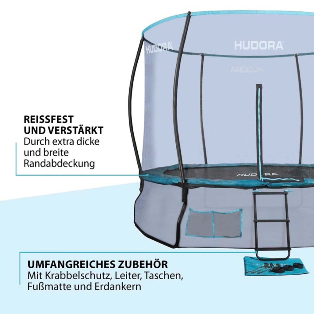 Hudora Fantastic Complete Trampolin 300V (⌀300cm × 70cm)