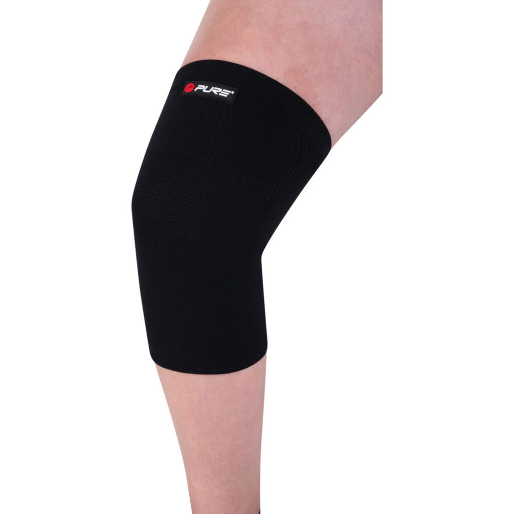 Pure2improve Knee Support (Black, 50cm × 19.7cm, XL)