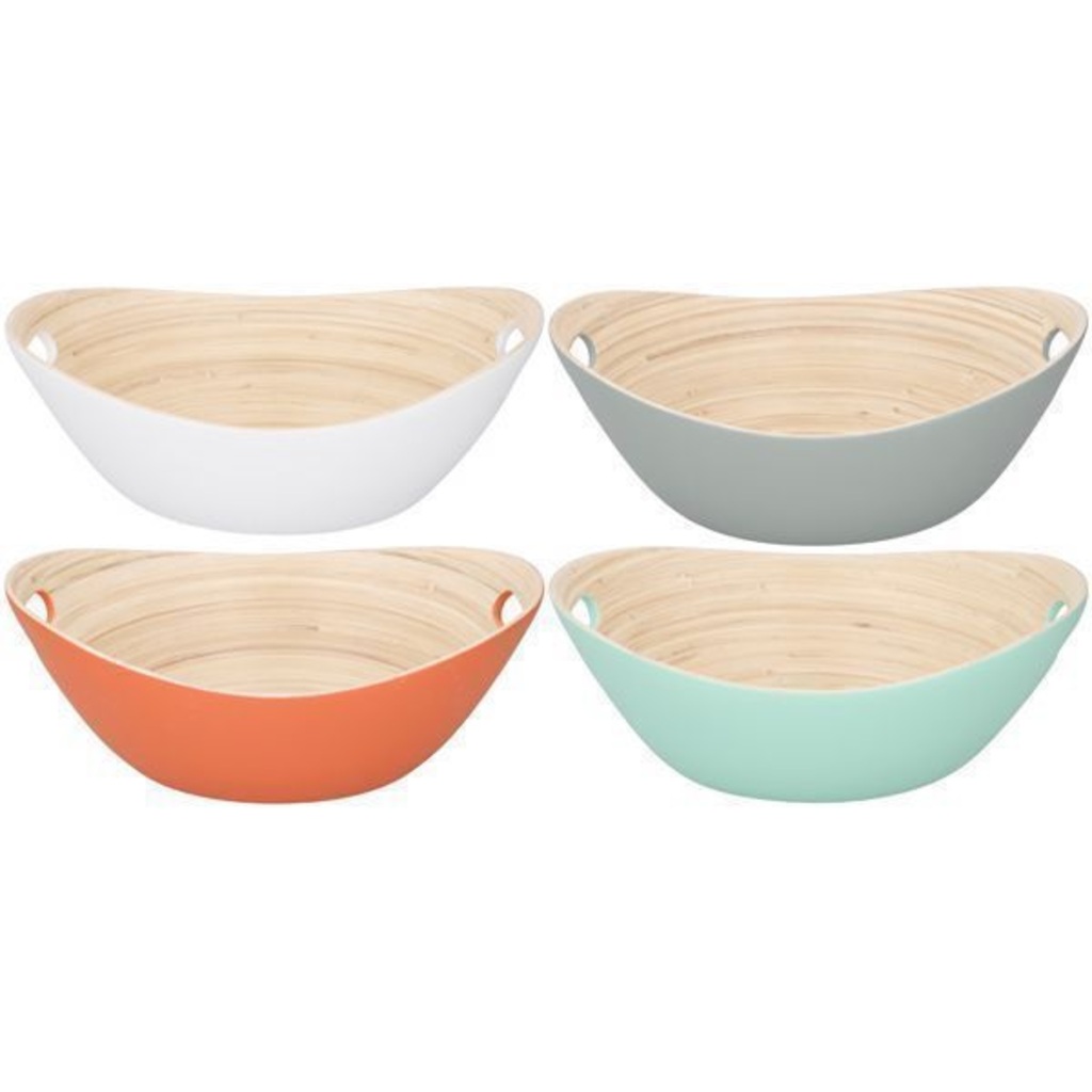 CHAMP Bowl with handle hole (assorted, 27.5cm × 21cm × 11cm)
