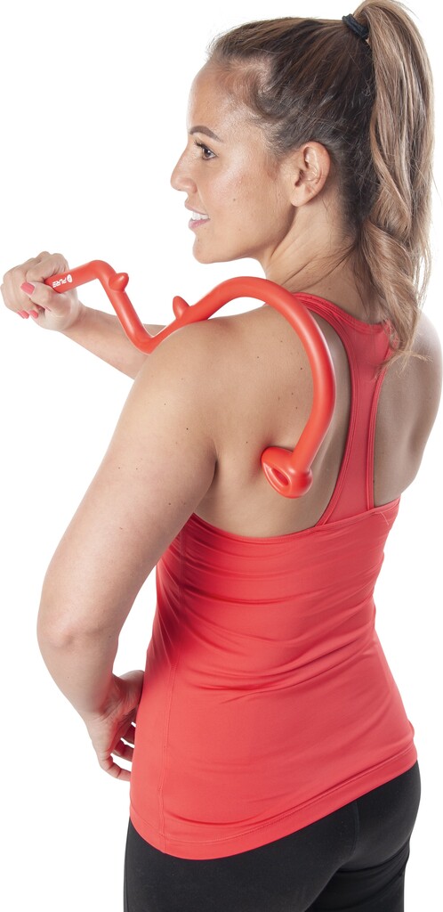 Pure2improve Massage Hook (red, 45cm × 19cm × 3.5cm, 1pc.)