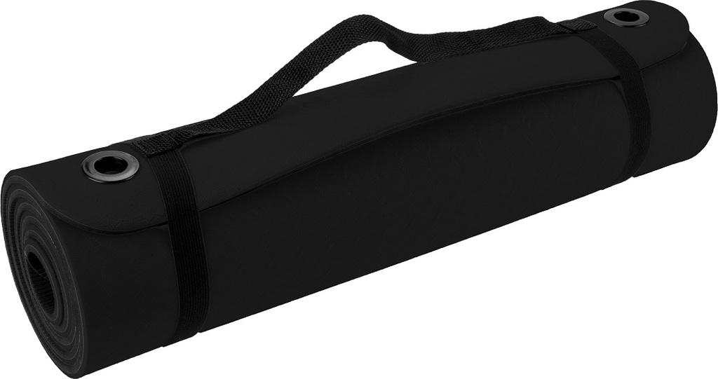 Pure2improve Fitness Mat TPE (black, 173cm × 61cm × 1cm)