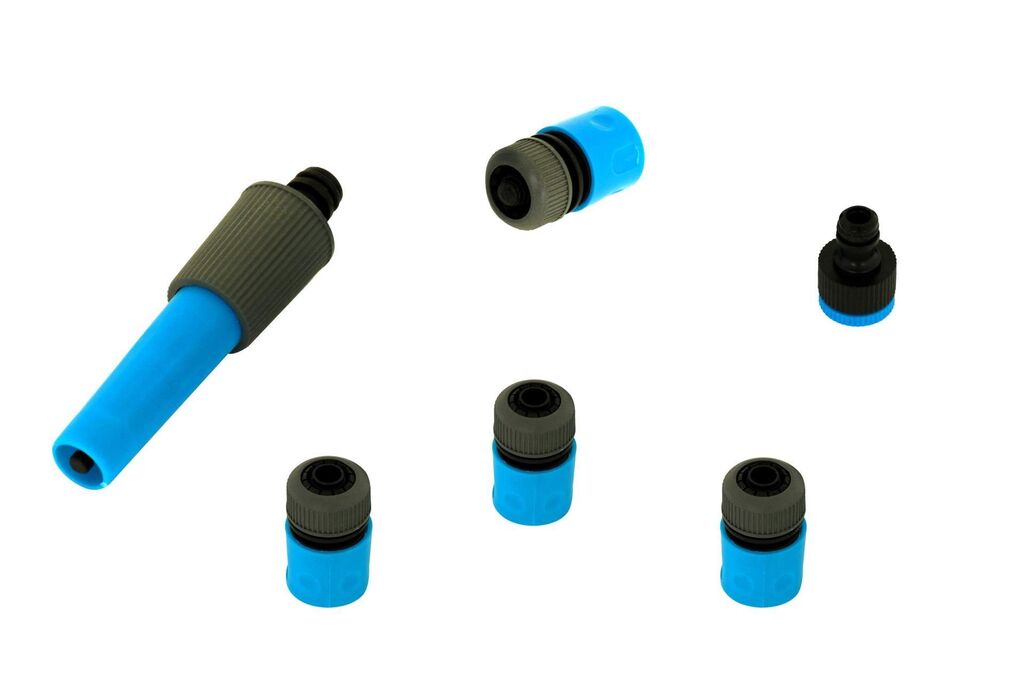 Kynast hose wall holder 6pcs (grey/blue)