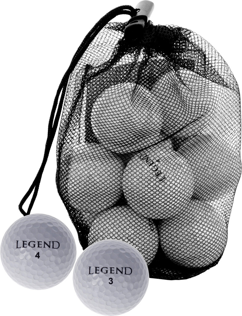 Balles de golf de distance Legend, 12 pcs (blanches)
