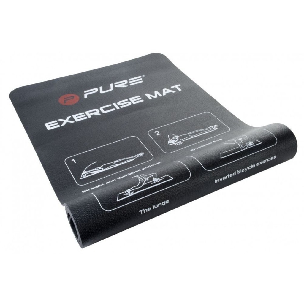 Pure2improve Turnmatte (schwarz, 182cm × 61cm × 0.4cm)
