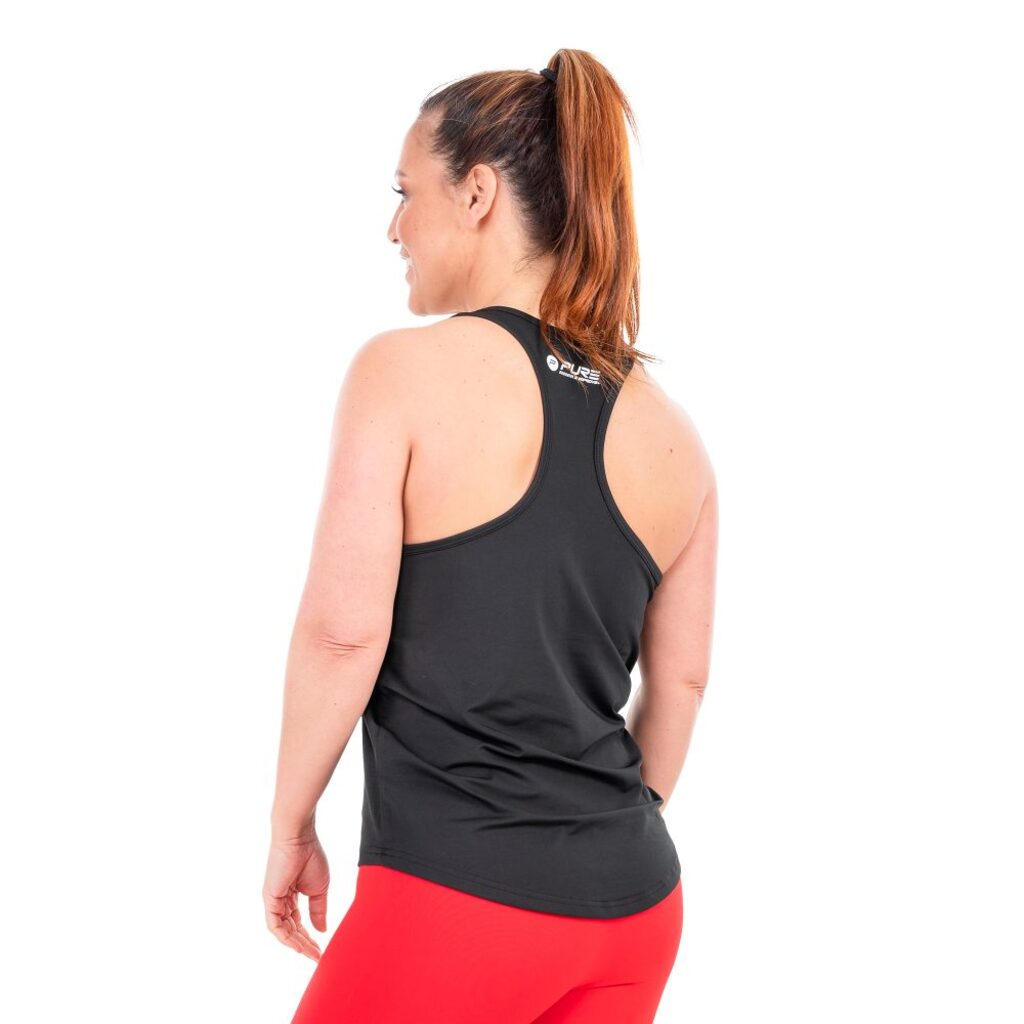 Pure2improve Haut de sport pour femmes (noir, XL)