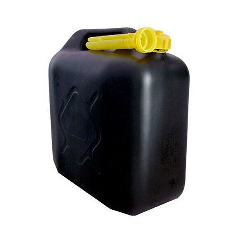 Bidon de carburant Dunlop (noir, 39cm × 16cm × 36cm, 20l, 945g)