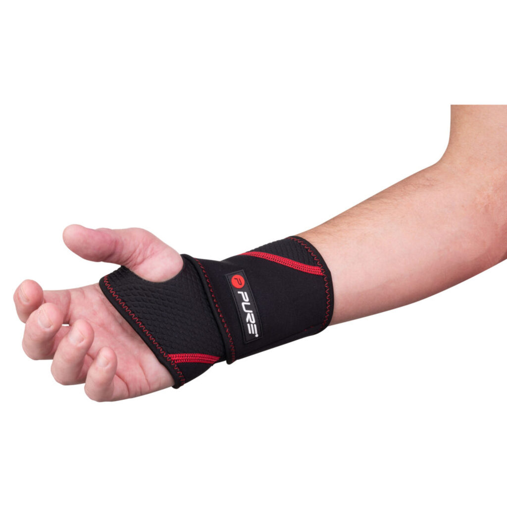 Pure2improve Bandage pour poignet en néoprène (noir, taille unique)
