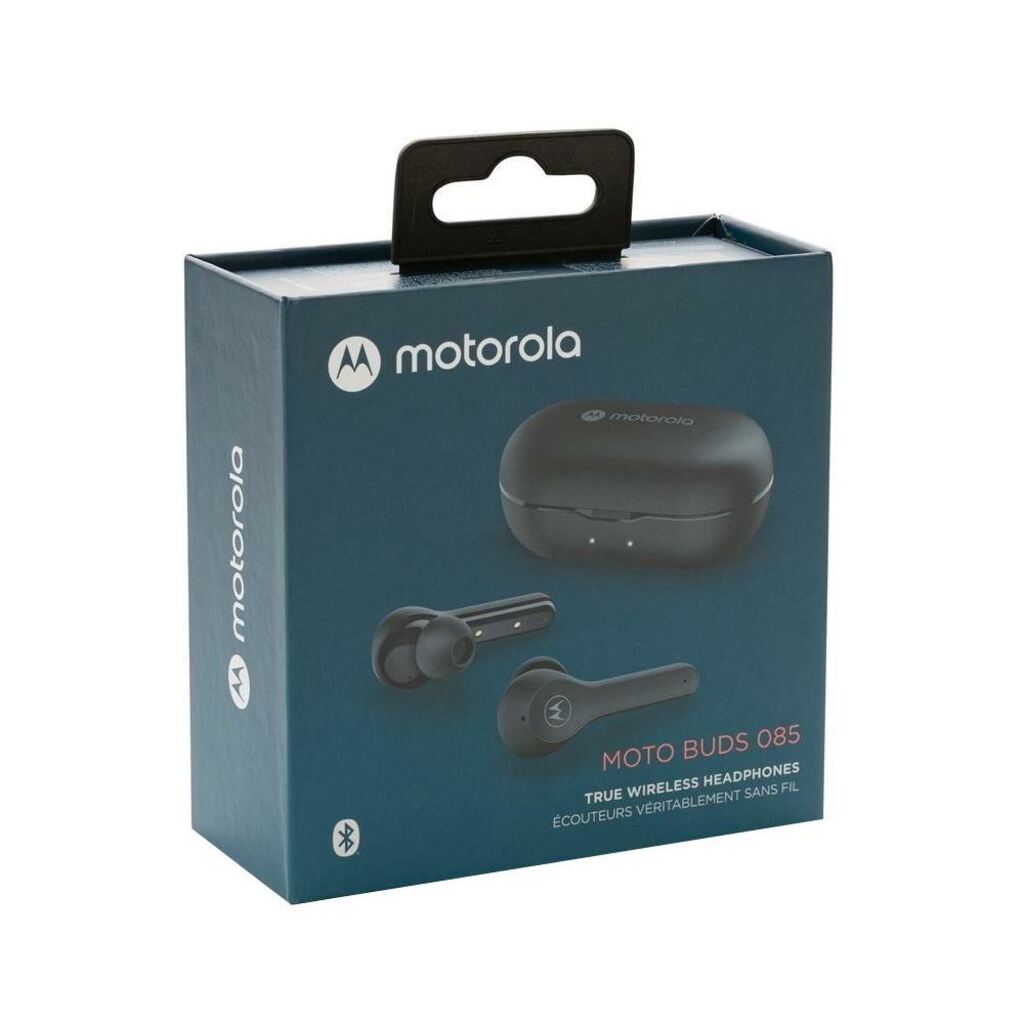 Motorola Ohrhörer MOTO BUDS 085 (schwarz, 4.4cm × 1.9cm × 2.4cm, 35g)