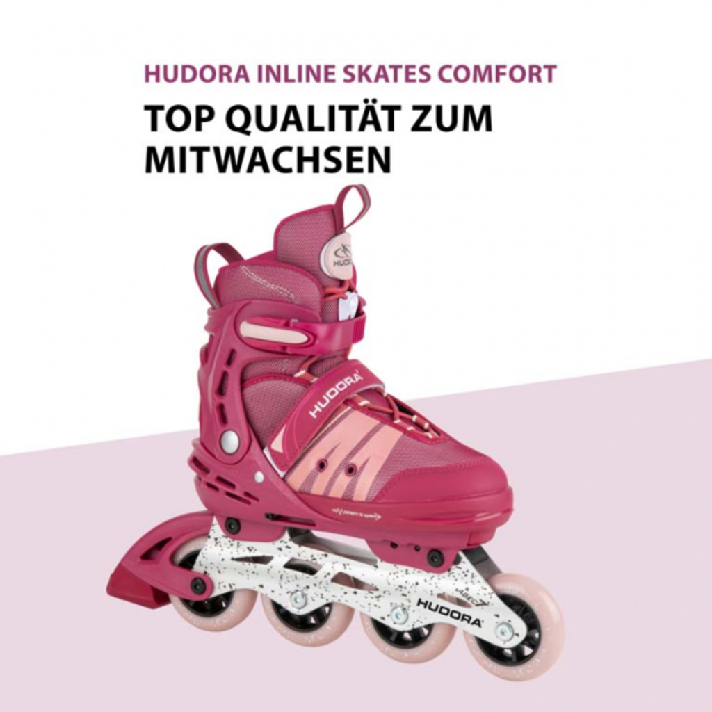 Hudora Comfort Inline Skates (strong berry, 35-40)