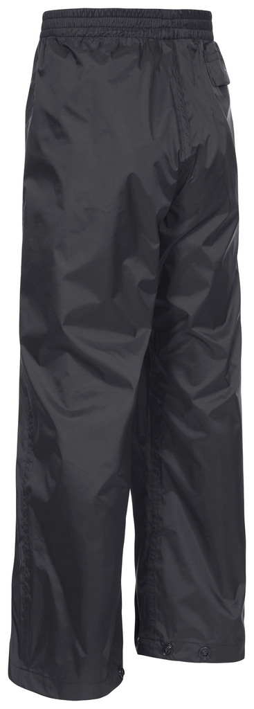 Trespass QIKPAC children's rain trousers (black, 7/8, BLK)