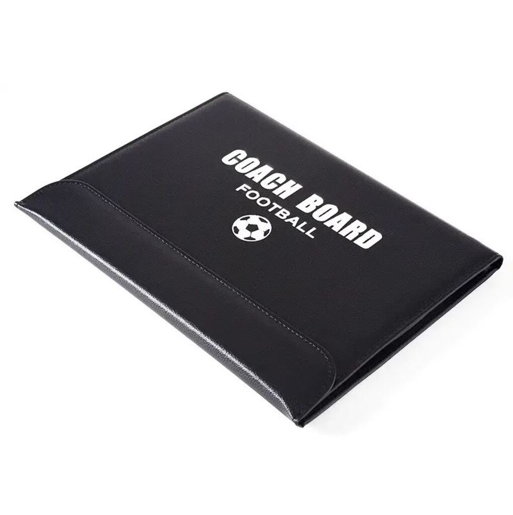 CHAMP Foldable Magnetic Football Coaching Tactics Board (black, 31cm × 23.5cm × 1.5cm)