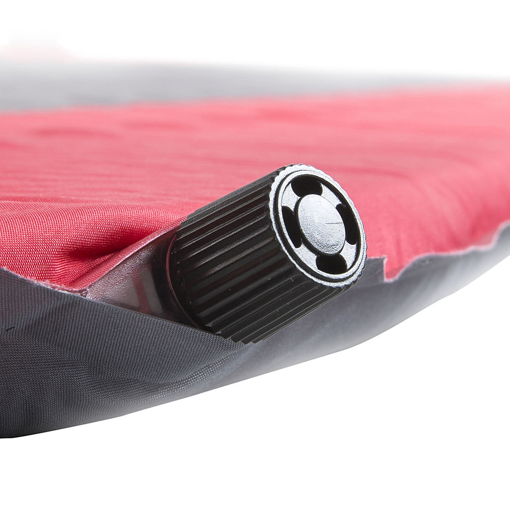 Trespass NIGHT HIVE - Self-Inflating Camping Mat (red, 185cm × 55cm × 3cm, 0.939kg)
