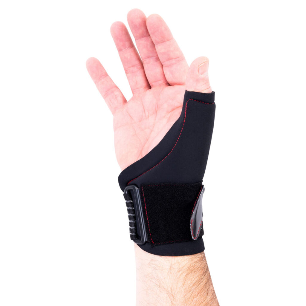 Pure2improve Wrist Thumb Support (Black, 17.5cm × 6.9cm, M)