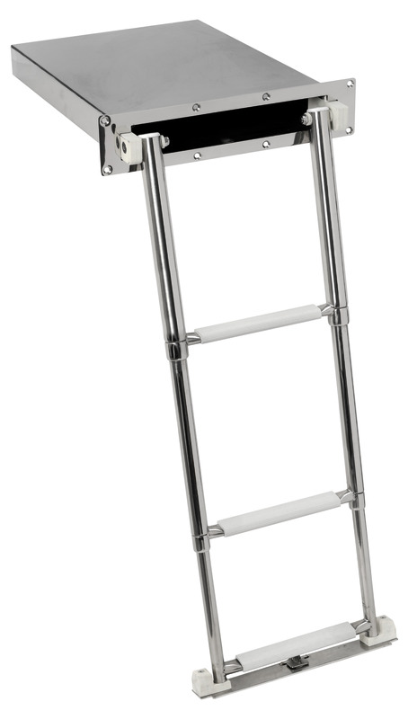 Bathing ladder assembly,concealed standard AISI316 4stu