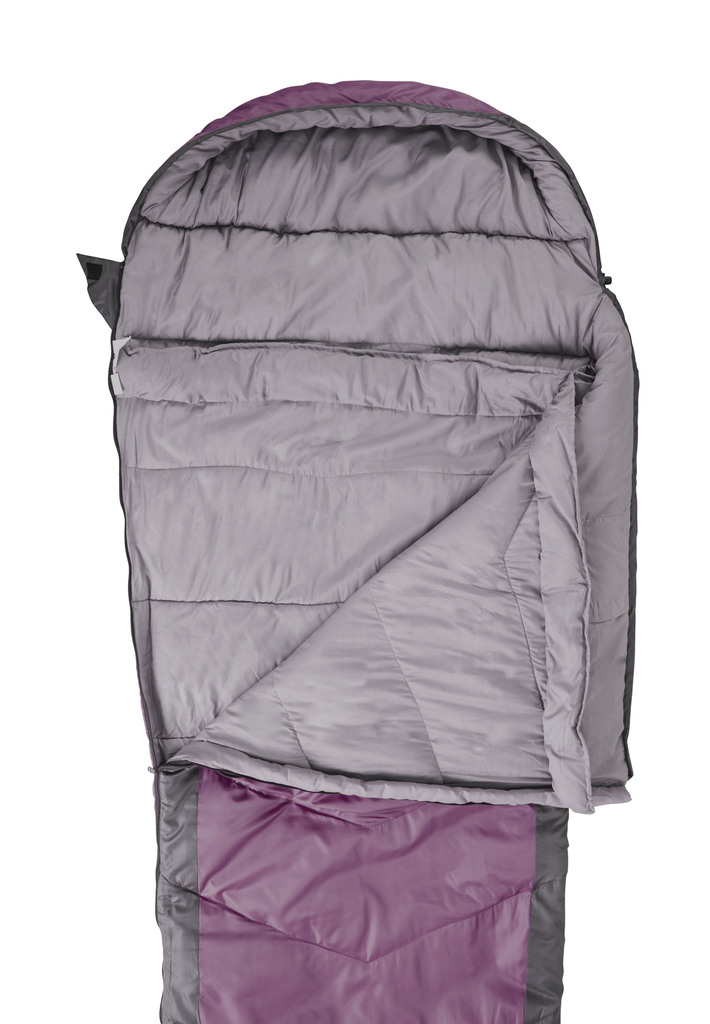 Trespass DOZE - 3 SEASON Sleeping Bag (currant, 230cm × 85cm × 55cm)