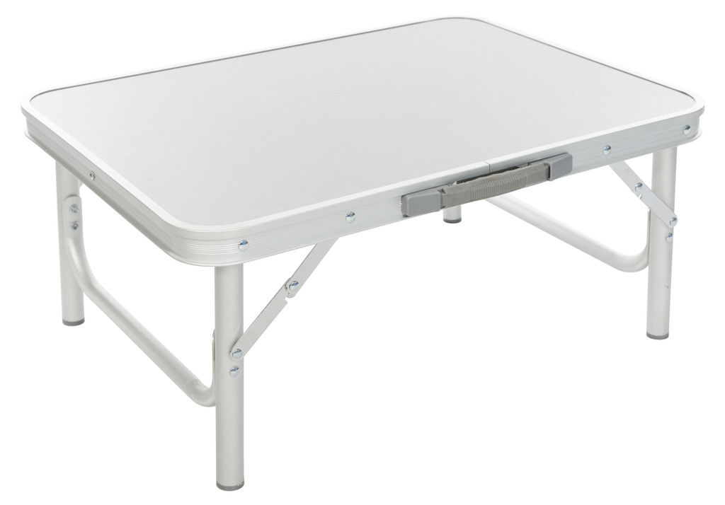 Trespass TRESTLES - Table de camping portable (gris argenté, 60cm × 45cm)