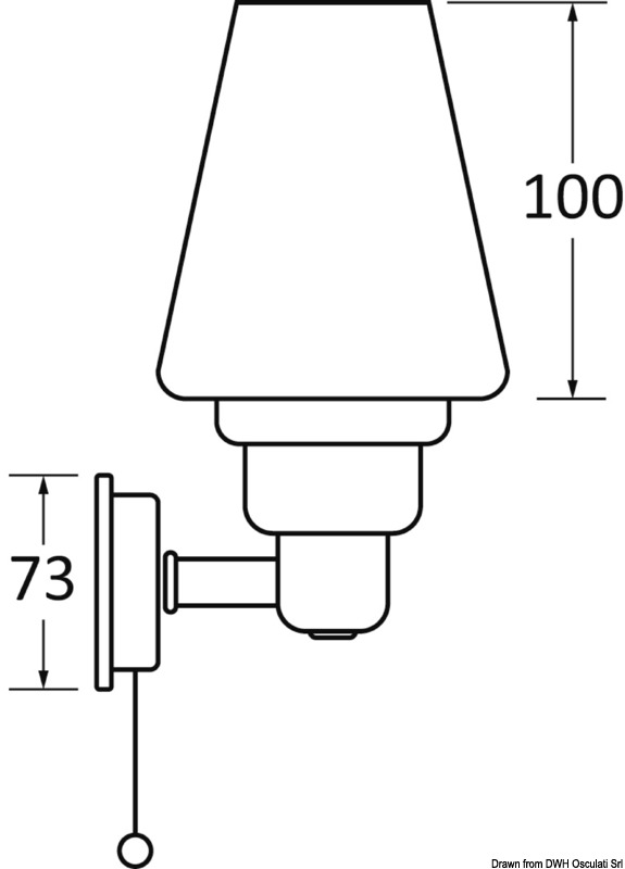 Glow Light Wall Lamp 10 W 12 V