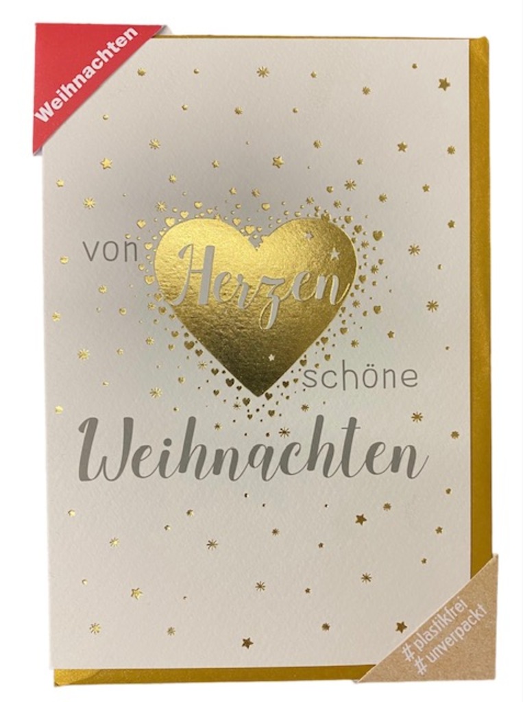 CHAMP Weihnachtskarten (assortiert, 17cm × 11.5cm)