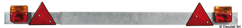 Back bar w. beams, adjustable 110/190 cm