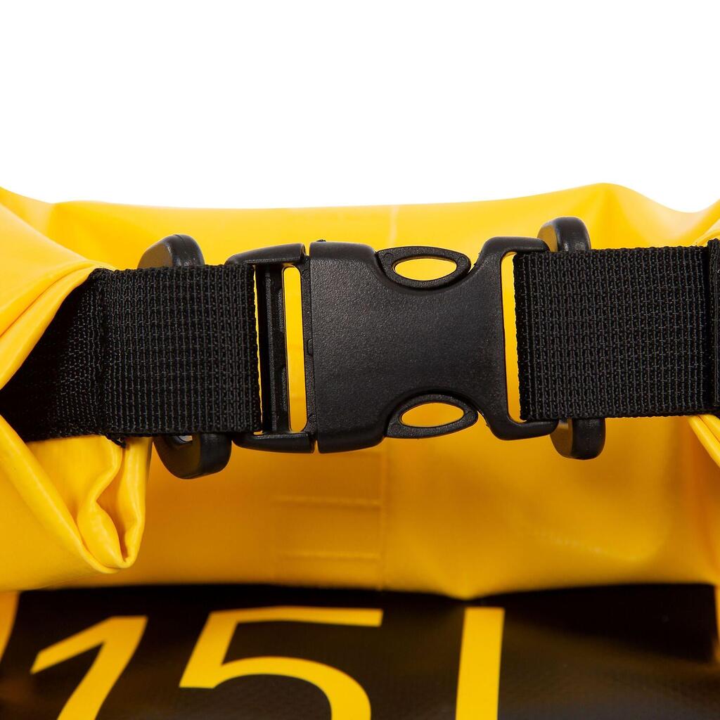 Trespass SUNRISE 15L drybag - waterproof bag (yellow, 15l)