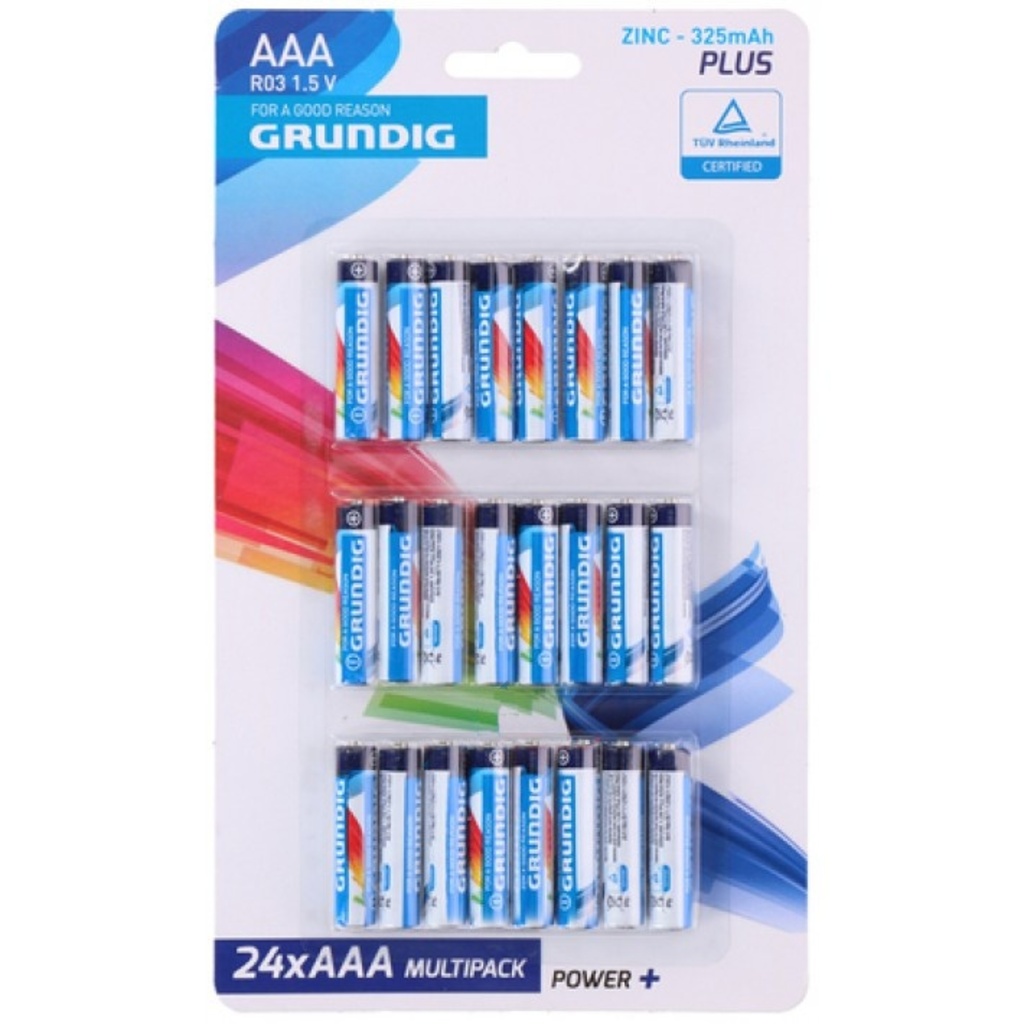 Grundig 24er Pack Batterien R03/AAA (blau, AAA, R03)