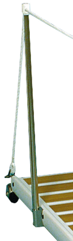 Set di supporto per ringhiera per passerella, pieghevole 210 cm